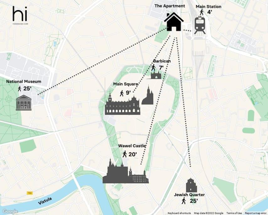 Wygodny Apartament Przy Dworcu Krakow Ngoại thất bức ảnh
